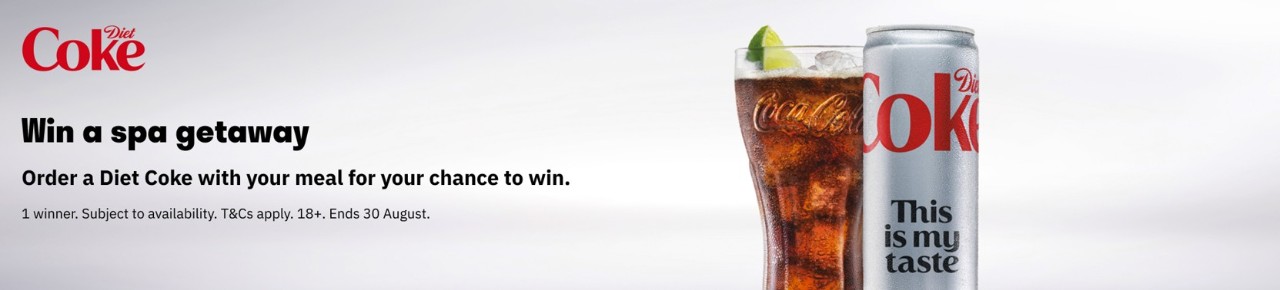 Win a spa getaway with Diet Coke